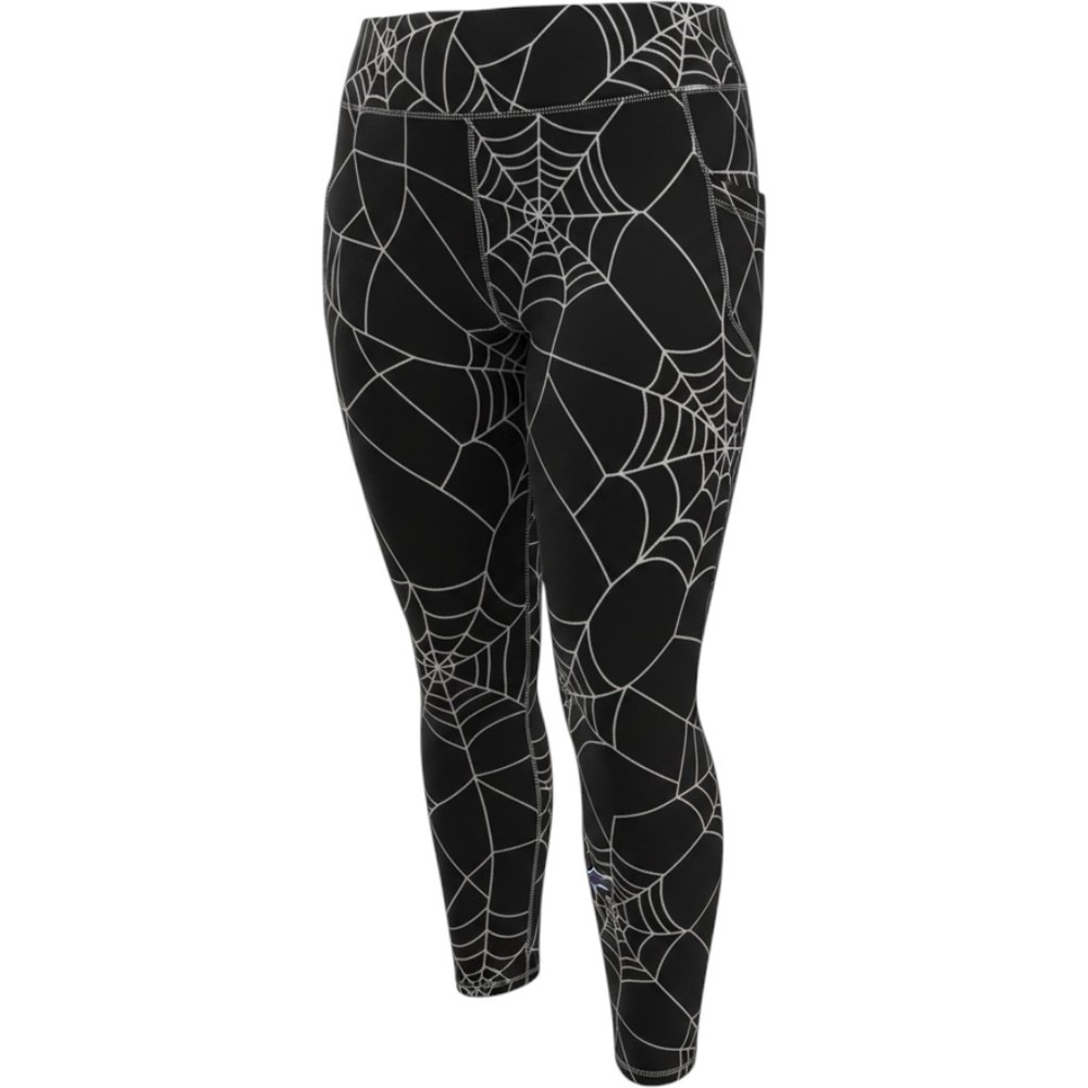 TORRID Premium Leggings Crop Spiderweb Black Pockets Plus NWT 1X